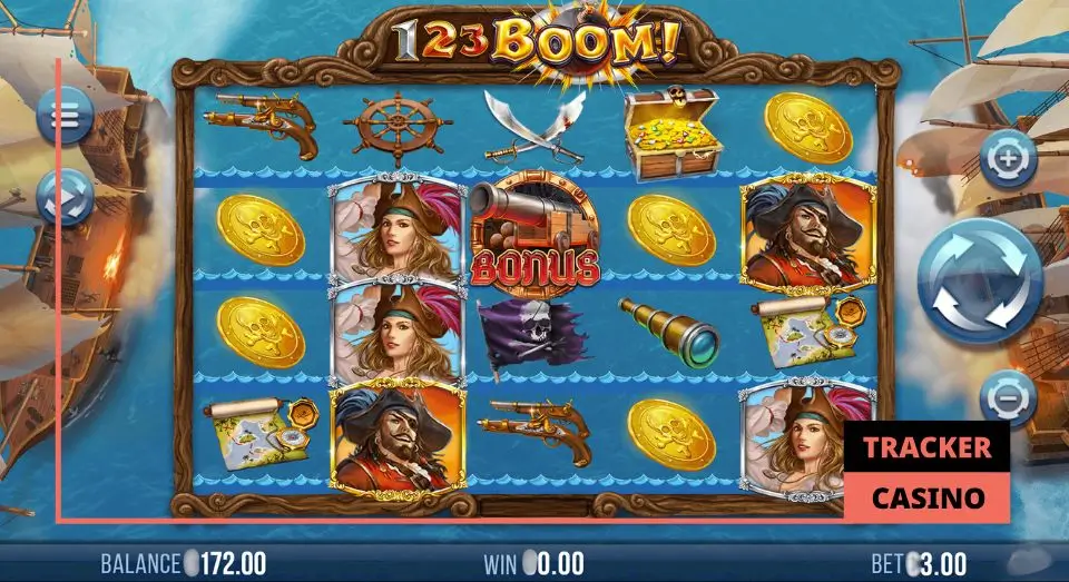 Характеристики игрового автомата 123 BOOM