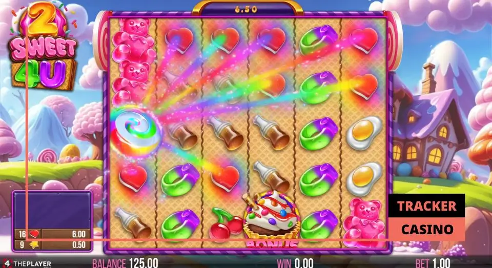 Бонусные функции слота 2 Sweet 4 u
