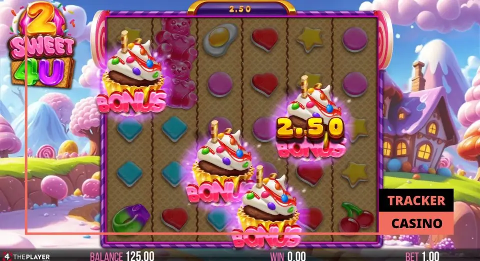 Бонусные функции слота 2 Sweet 4 u