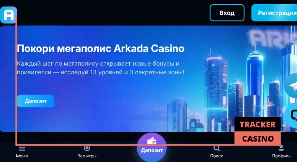 Arkada casino программа лояльности: особенности