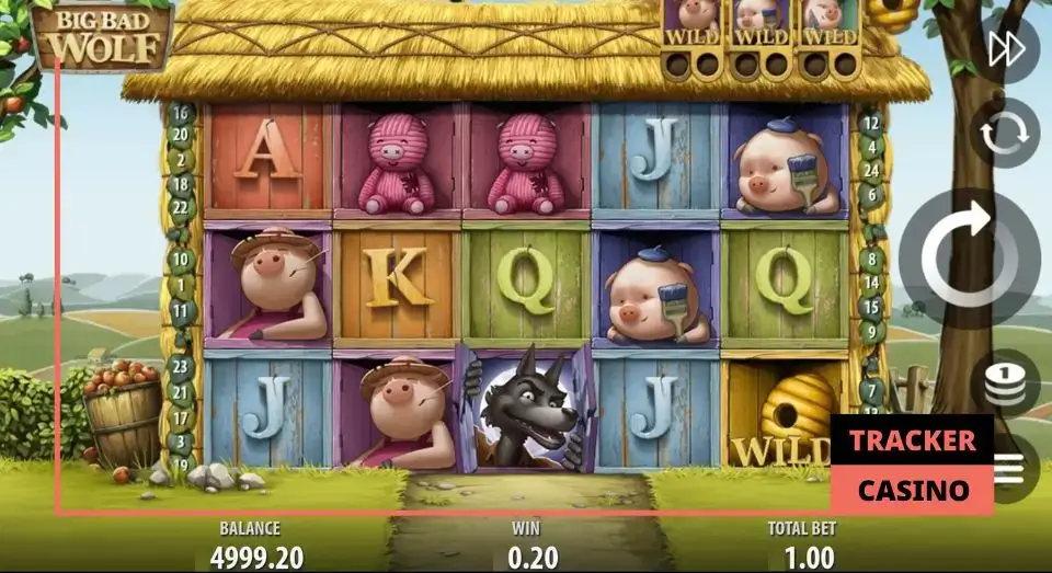 Характеристики слота Big Bad Wolf