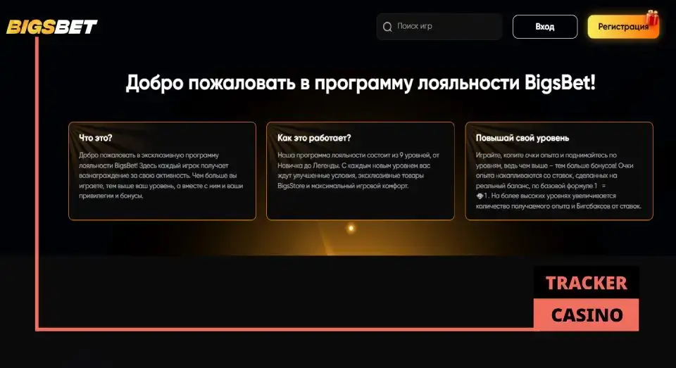 Что такое Bigsbet casino программа лояльности и как она работает