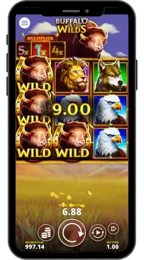 Сравнение Buffalo in the Wilds с другими слотами 7777 Gaming