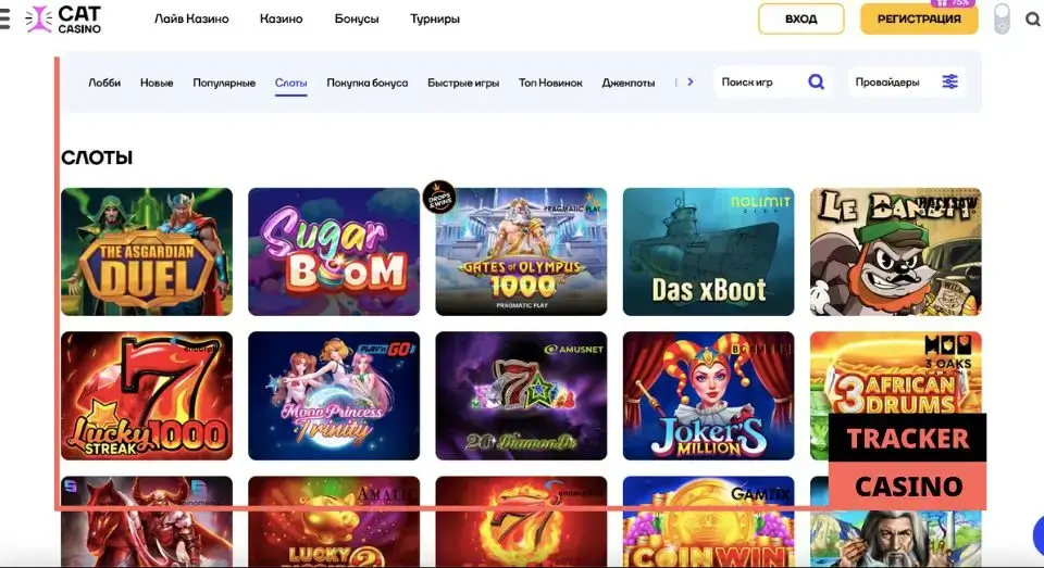 Cat casino игровые автоматы: разнообразие ассортимента