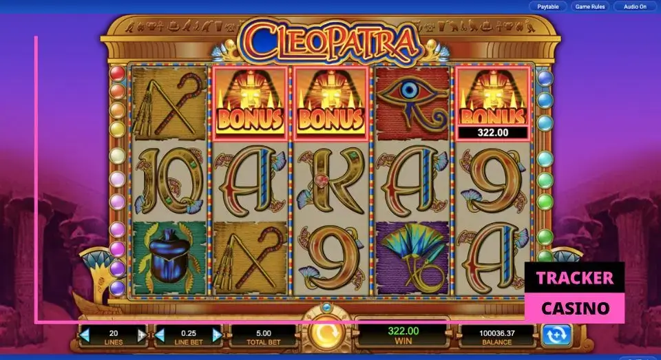 Cleopatra слот: описание игрового автомата