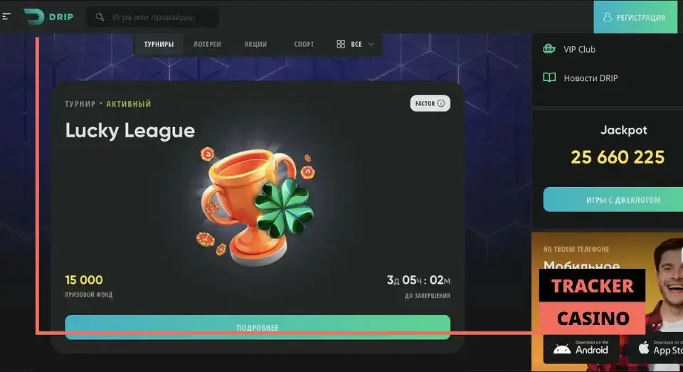 Основные типы бонусов в Drip casino