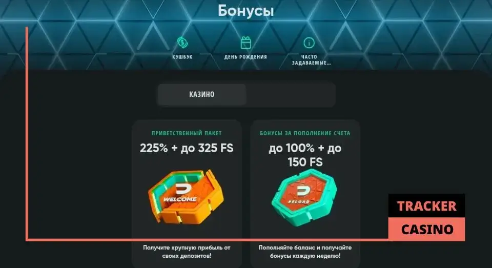Какие в Drip casino бонусы на депозит