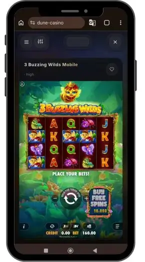 Бездепозитные 100 FS при по промокоду Dune casino