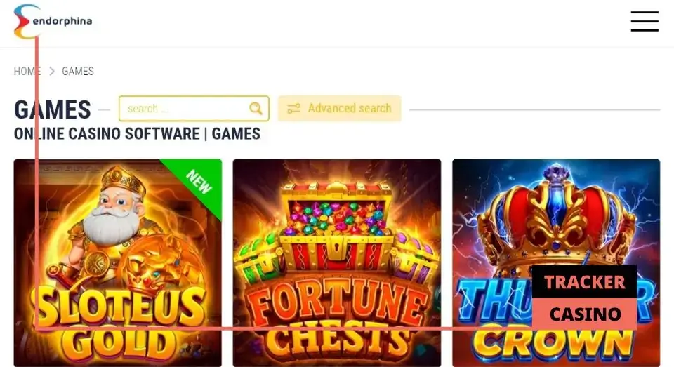 Виды игр Endorfina