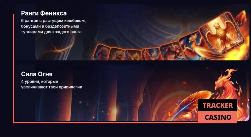 Fenix casino программа лояльности