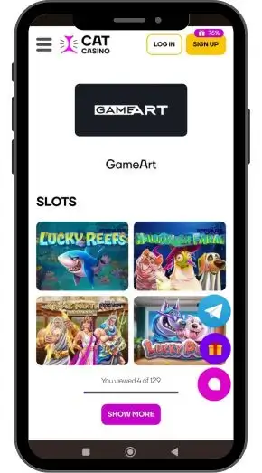 Игровые автоматы ГеймАрт в демо и на реальные средства