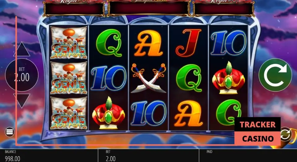 Общие сведения по игровому автомату Genie Jackpots