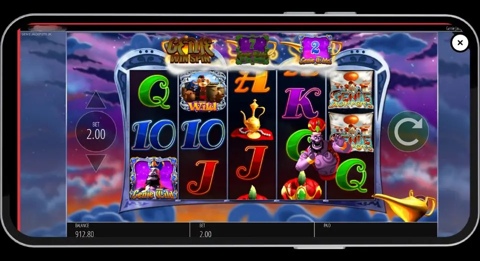 Где в демо слот Genie Jackpots играть