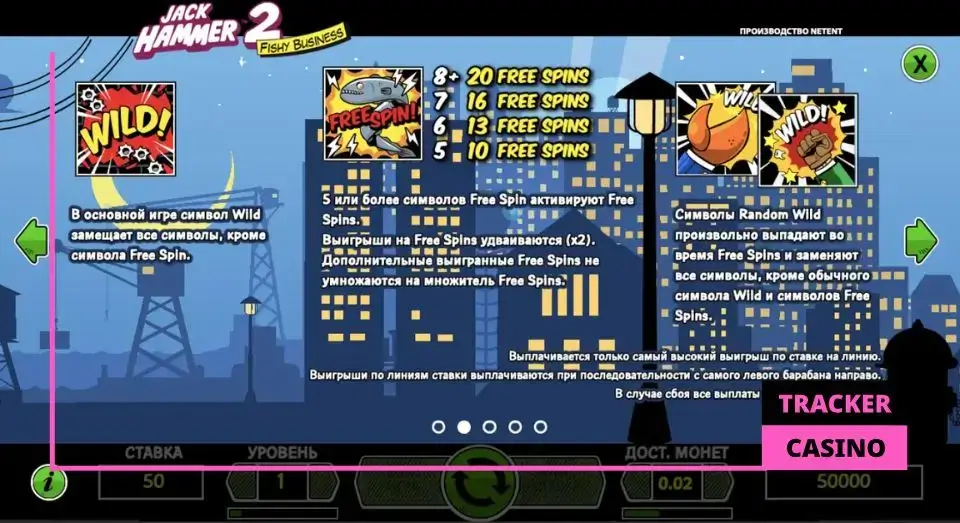 Jack Hammer 2 слот: основные характеристики