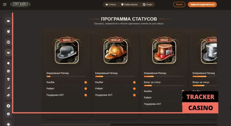 Как работает в Joycasino программа лояльности