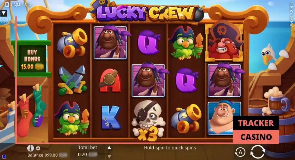 Характеристики слота Lucky Crew