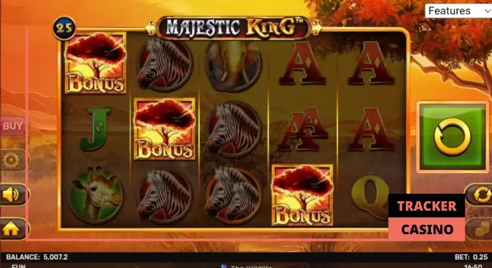 Слот Majestic King: характеристики