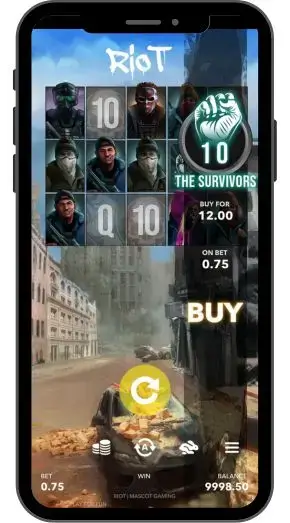 Характеристики игрового автомата Riot