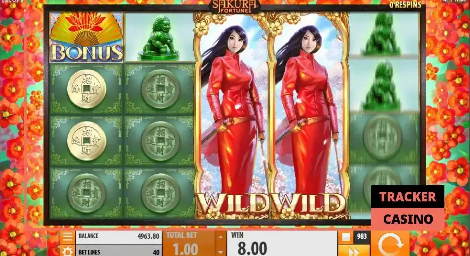 Sakura Fortune Quickspin бонусные функции