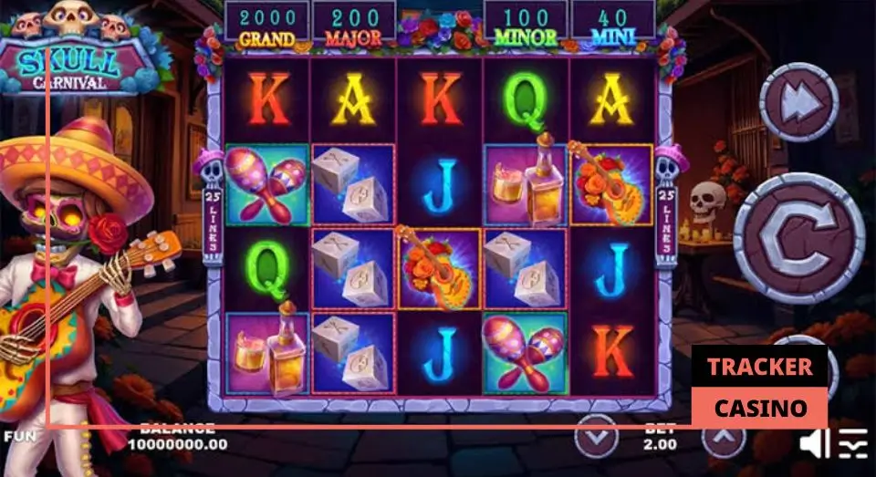 Характеристики слота Skull Carnival