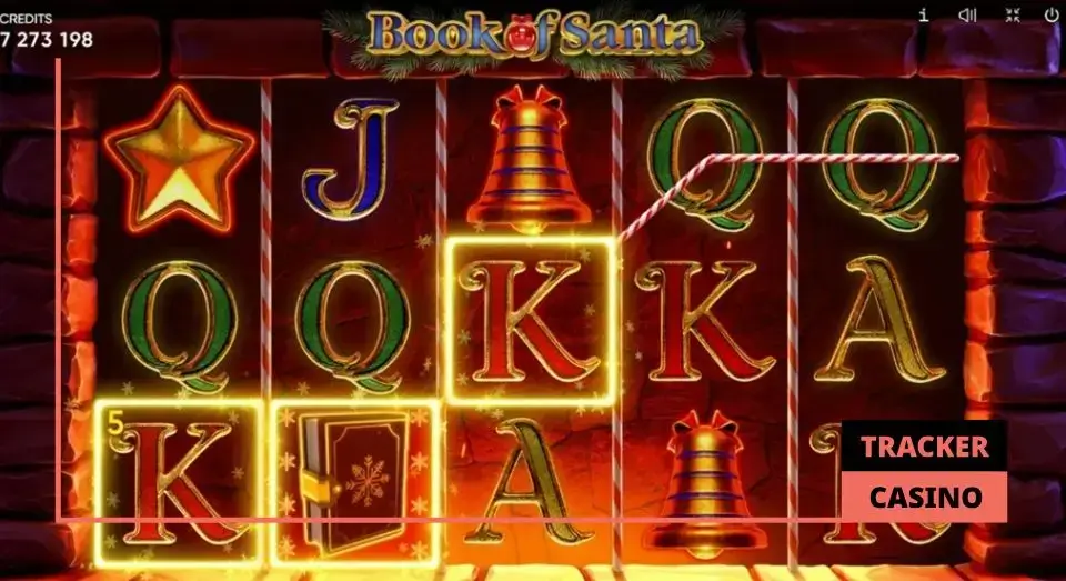Слот Book of Santa: дизайн и звук