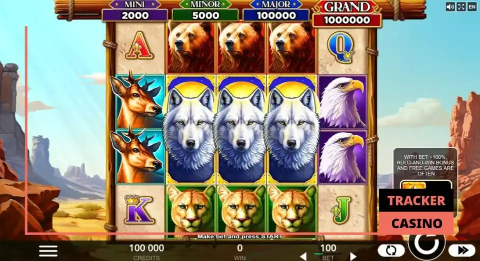 Слот Wolf Thunder: обзор характеристик