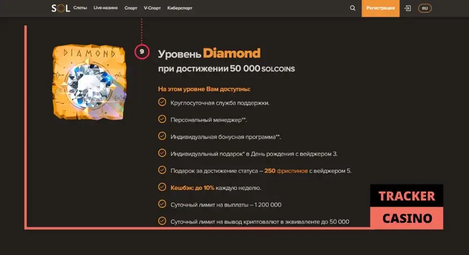 Sol casino бонусы на день рождения: условия по отыгрышу