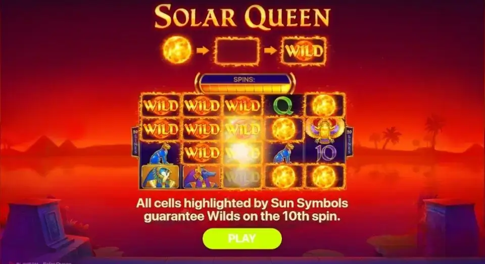 Solar Queen играть в слот от Playson