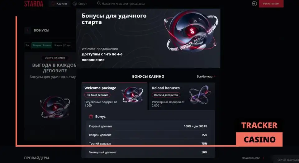 Правила использования бонусов на депозит в казино Старда