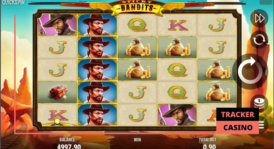 Общая информация о слоте Sticky Bandits