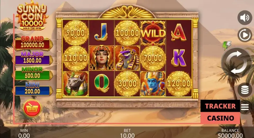 Характеристики слота Sunny Coin 10 000: Hold and Spin