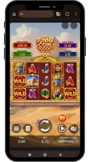 Как в слот Sunny Coin 10000: Hold and Spin играть