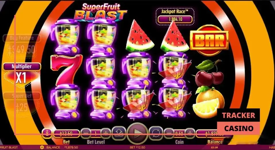 Функции и бонусы игрового автомата Super Fruit Blast