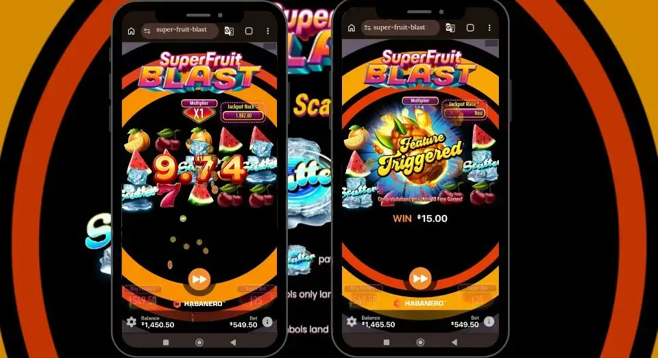 Функции и бонусы игрового автомата Super Fruit Blast