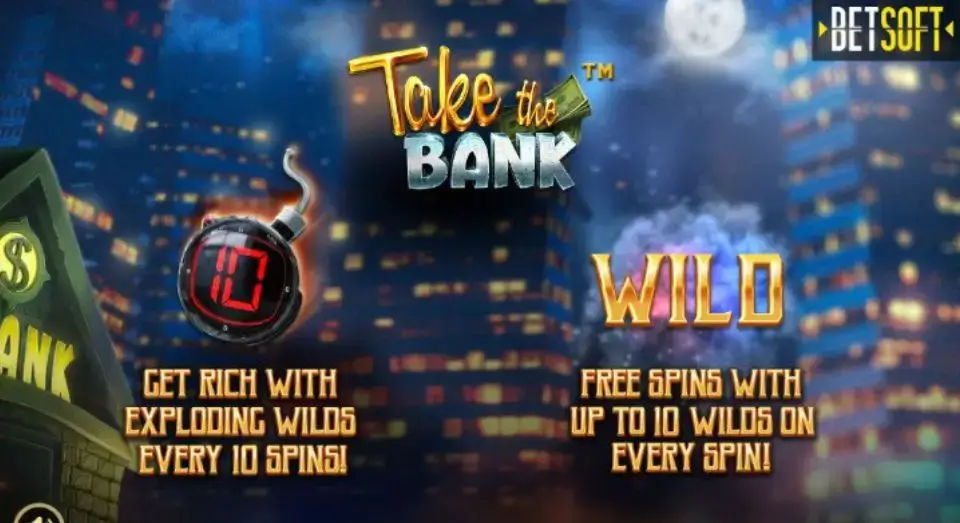 Take the Bank играть в слот от Betsoft