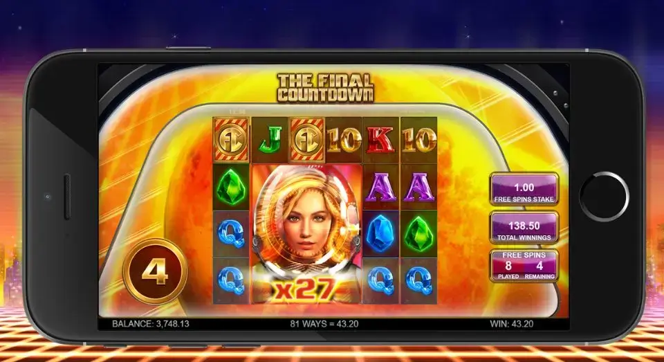 Символы, выплаты и бонусы слота The Final Countdown
